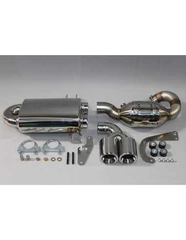 Genuine S-Mann Exhaust “S-Flow” Centre Twin