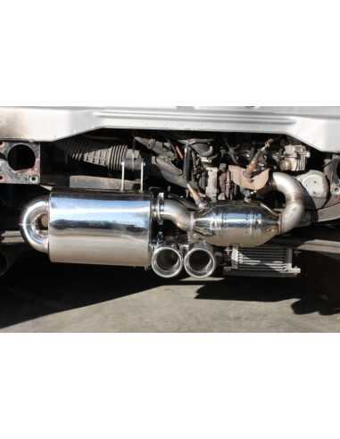 Genuine S-Mann Exhaust “S-Flow” Centre Twin