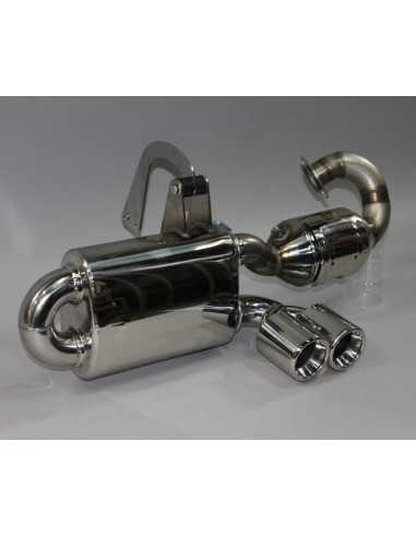 Genuine S-Mann Exhaust “S-Flow” Centre Twin