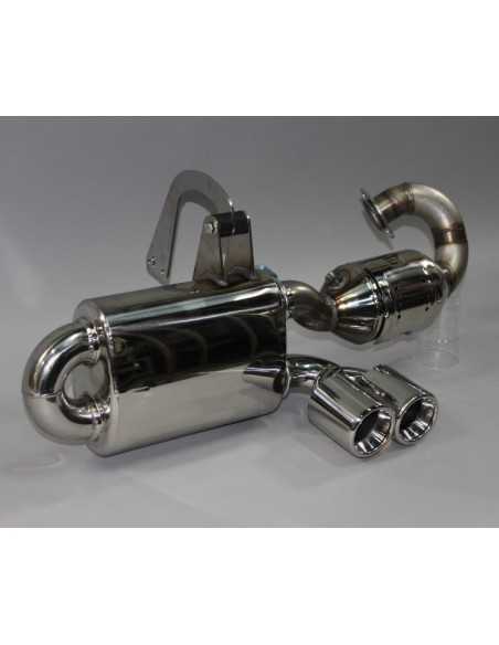 Original S-Mann Auspuff „S-Flow“ Center Twin