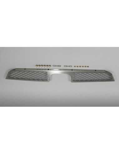 Faldón trasero de acero inoxidable original S-Mann ForTwo 450 para escape de doble salida