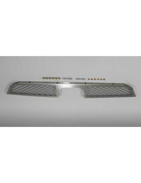 Valance traseiro de aço inoxidável S-Mann ForTwo 450 original para escapamento de saída dupla Valance traseiro de aço inoxidável S-Mann ForTwo 450 original para escapamento de saída dupla