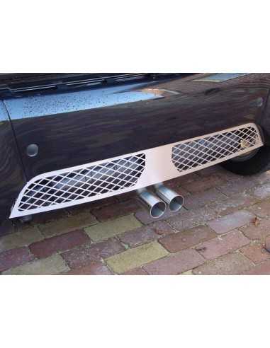 Valance traseiro de aço inoxidável genuíno S-Mann ForTwo 450