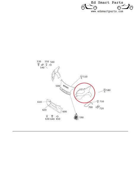 Smart Crossblade Fender Wing Front painted Jack Black left or right