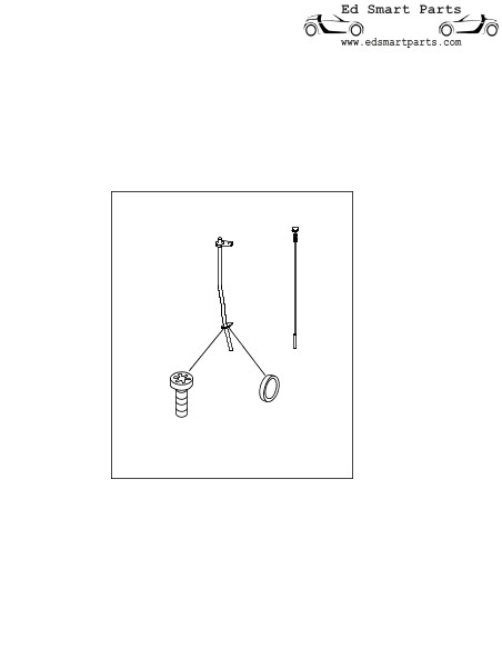 Juego con tubo guía + varilla de nivel de motor para motor Smart Fortwo 450 y Roadster 452