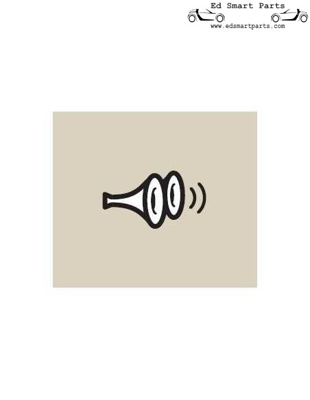 Smart Roadster (coupé) 452 FANFARE DEUX SONS DE KLAXON