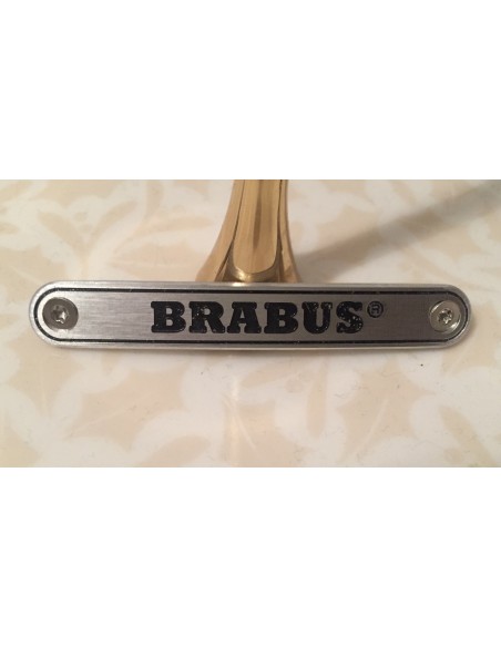 Alumínio Alimentado por BRABUS Emblema Emblem Decal porta-malas