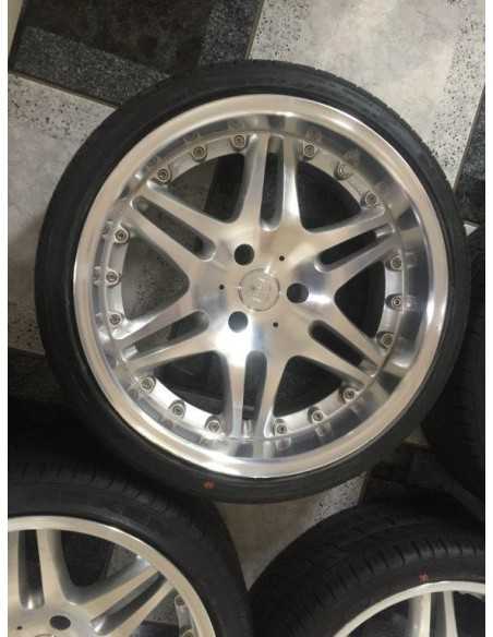 Juego completo de llantas de aleación Monoblock de 18 pulgadas Brabus Smart Roadster USADAS con neumáticos NUEVOS