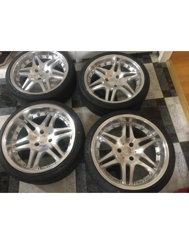 Full set of USED Smart Roadster Brabus 18 inch alloy Monoblock wheels with NEW tyres