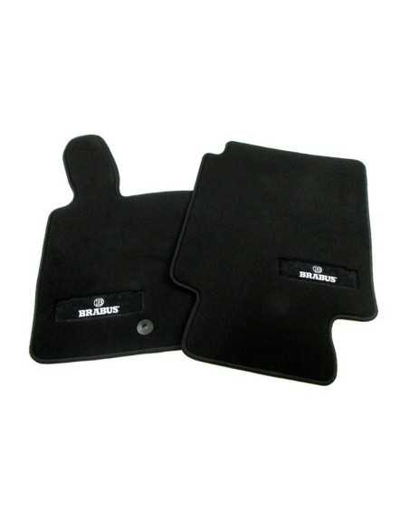 Tapis de sol d'origine BRABUS VELOURS, lot de 2 - Smart fortwo 450 LHD