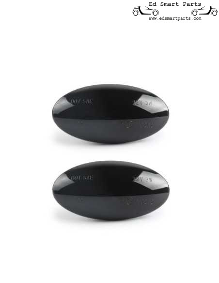 New Smart Roadster 452 or ForTwo 450 LED side repeater indicator pair smoke or clear lens dynamic or standard