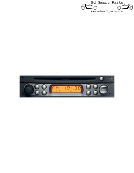 Nuevo Smart Roadster Radio CD Five de Grundig