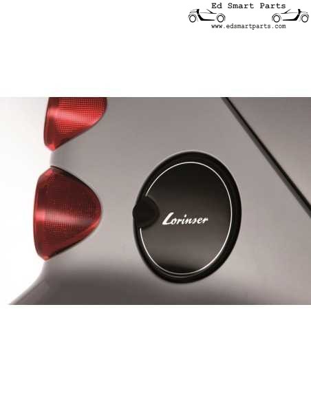 Couvercle de trappe à carburant Lorinser pour Smart Fortwo 451