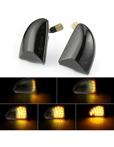 Smart fortwo 451Dynamic LED Side Indicators repeater indicatore coppia fumo o chiaro