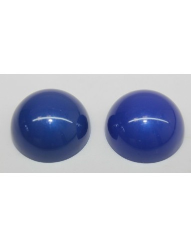 Smart Farbige Stalk End Caps (Paar) Blau