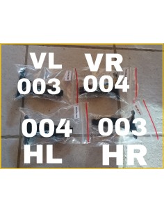 Cerchioni scorrevoli per tetto Smart Roadster (set da 4) versione migliorata 2