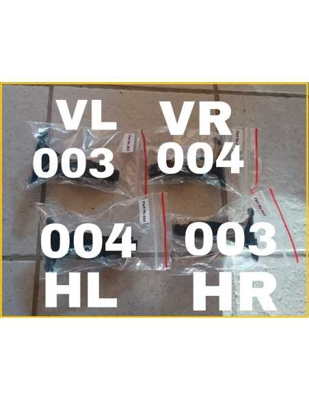 Aros deslizantes para techo Smart Roadster (juego de 4), versión mejorada