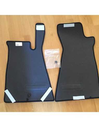 Tapis de sol en velours noir d'origine LHD OEM BRABUS - Smart roadster