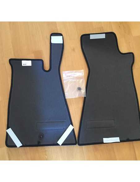 original LHD OEM BRABUS black Velour Floor Mats - Smart roadster