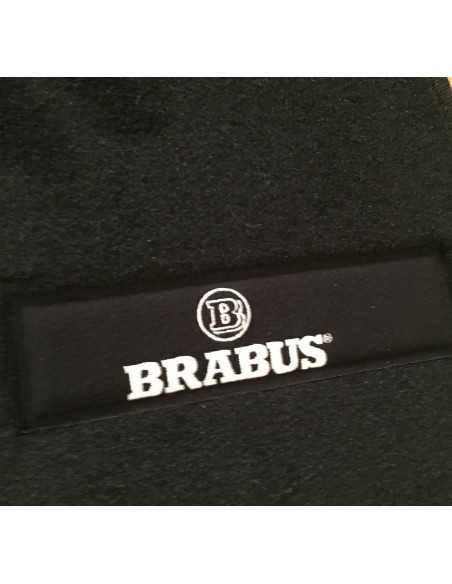 Tapetes de Veludo Pretos BRABUS OEM originais LHD - Smart roadster
