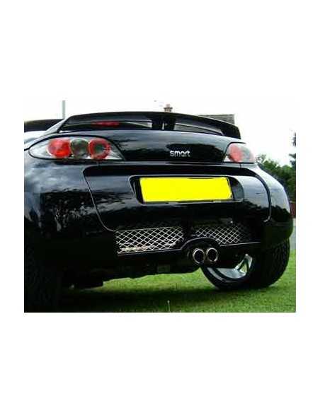 S-Mann Smart Roadster Difusor Traseiro Centro Escape