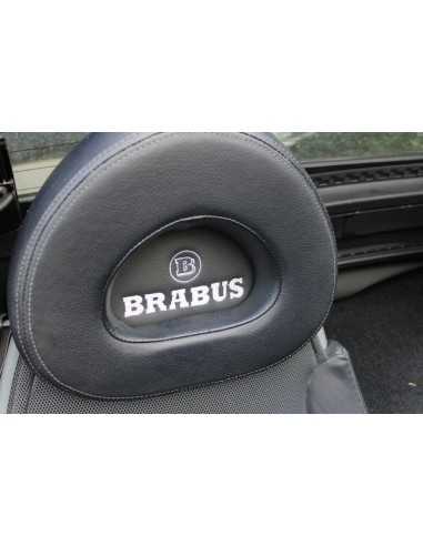 Gebrauchte Smart Roadster Brabus Kopfstützeneinlagen in Lederoptik, passend für alle Roadster 452 Modelle, Paar