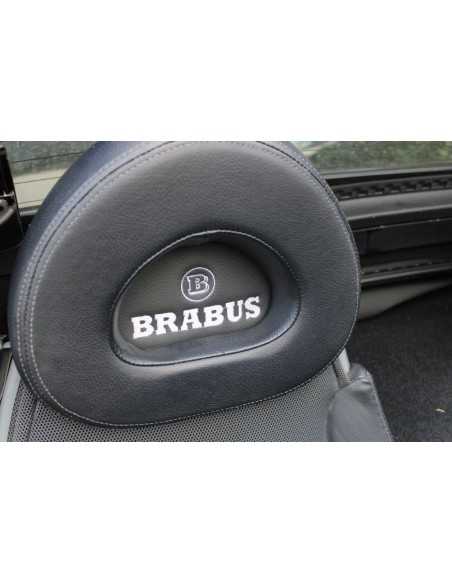 Inserciones de reposacabezas con efecto cuero Brabus para Smart Roadster usadas, aptas para todos los modelos Roadster 452 Inserciones de reposacabezas con efecto cuero Brabus para Smart Roadster usadas, aptas para todos los modelos Roadster 452