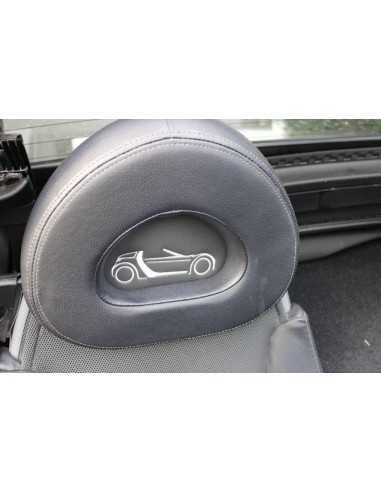 Smart Roadster Kopfstützeneinlagen in Lederoptik