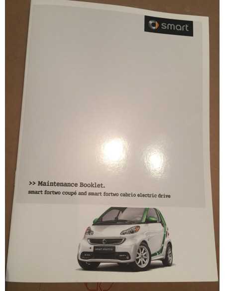 Smart Fortwo 451 ED Servicehandleiding Onderhoudsboekje
