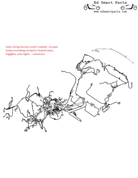 Smart Roadster Brabus MAIN WIRING HARNESS LHD or RHD