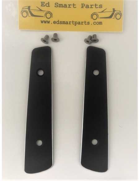 Smart Roadster 452 interior door handle knob cover set Alu