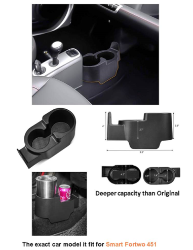 Smart 450 Getränkehalter Cupholder Sitzeinsatz Rückenlehne  Q0009411V001000000 / 0009411V001 bei Smartprofi