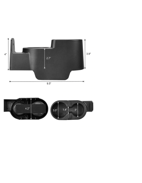 Portavasos para bebidas Smart Fortwo 451 más profundo: línea Economy con volante a la izquierda y al lado derecho Portavasos para bebidas Smart Fortwo 451 más profundo: línea Economy con volante a la izquierda y al lado derecho