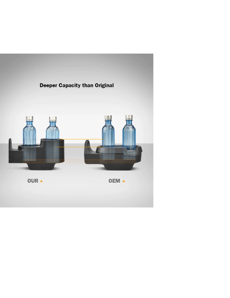 Portabicchieri per bevande Deeper Smart Fortwo 451 - LHD e RHD Economy Line