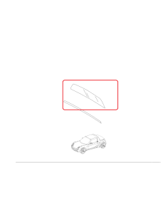 Smart Roadster Rear textured Centre Section black