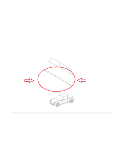 Smart Roadster Notch achterruit weerstrip profiel 2