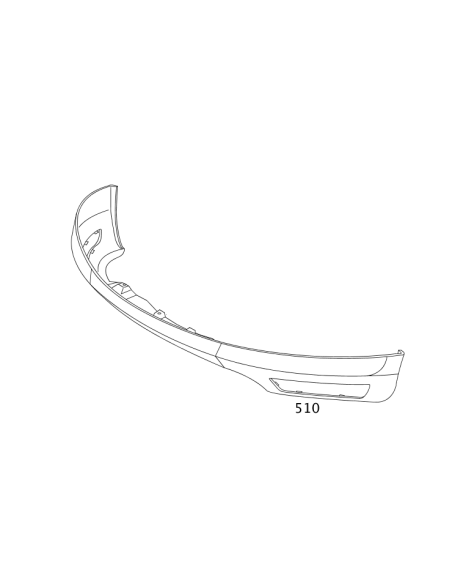 nieuwe Smart ForFour 454 Brabus frontspoiler