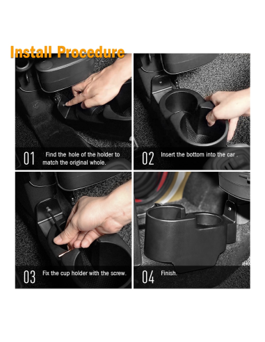 Portabicchieri per bevande Deeper Smart Fortwo 451 - LHD e RHD Economy Line