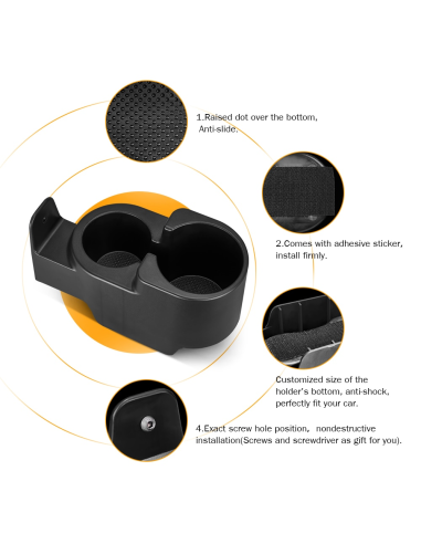 Deeper Smart Fortwo 451 Drinks Cup Holder - LHD and RHD Economy Line