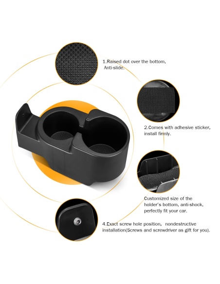 Deeper Smart Fortwo 451 Drinks Cup Holder - LHD and RHD Economy Line Deeper Smart Fortwo 451 Drinks Cup Holder - LHD and RHD Economy Line