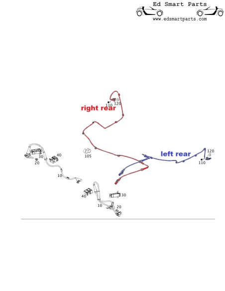 Smart ForTwo 451 ABS RPM Sensor