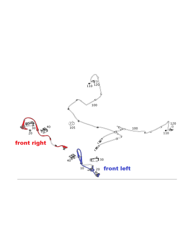 Smart ForTwo 451 ABS RPM Sensor