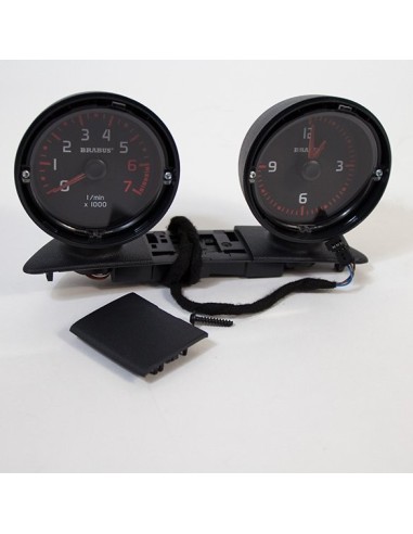 Smart Fortwo 451 FACELIFT dash pods rev. count and clock in Brabus design