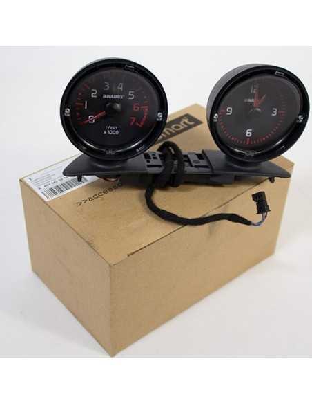 Paneles de instrumentos con cuentarrevoluciones y reloj del Smart Fortwo 451 FACELIFT en diseño Brabus Paneles de instrumentos con cuentarrevoluciones y reloj del Smart Fortwo 451 FACELIFT en diseño Brabus