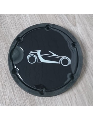 embleem sticker voor de brandstof dop deksel, zelfklevende smart roadster (coupe)