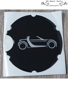 Emblema adhesivo para la tapa del depósito de combustible, modelo Smart Roadster (cupé). 2