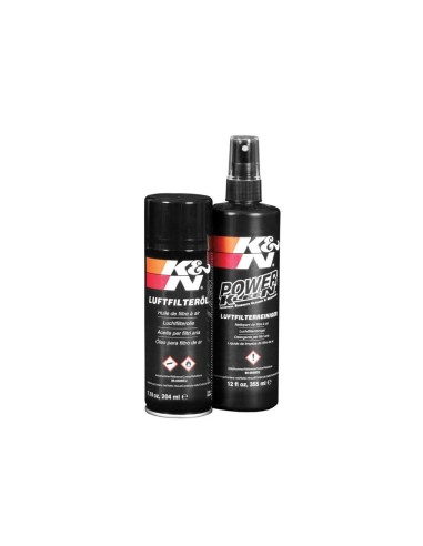 K&N Engine Air Filter Cleaning Kit Aerosol Filter Cleaner And Oil Kit