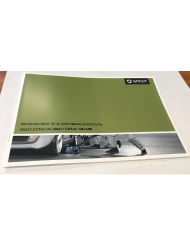 Smart fortwo 451 BENZINE / DIESEL MODELLEN Service Manual Maintenance Booklet