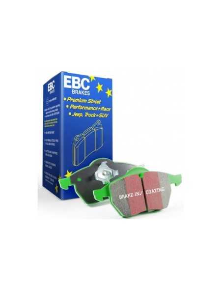 Pastilhas de freio dianteiras EBC Greenstuff DP21287 Pastilhas de freio dianteiras EBC Greenstuff DP21287