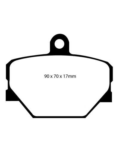Plaquettes de frein avant EBC Greenstuff DP21287